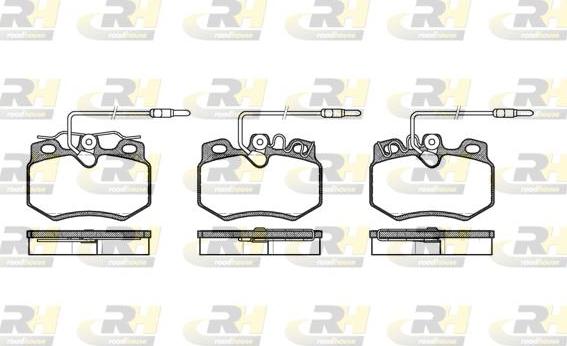 Roadhouse 2170.14 - Kit pastiglie freno, Freno a disco autozon.pro