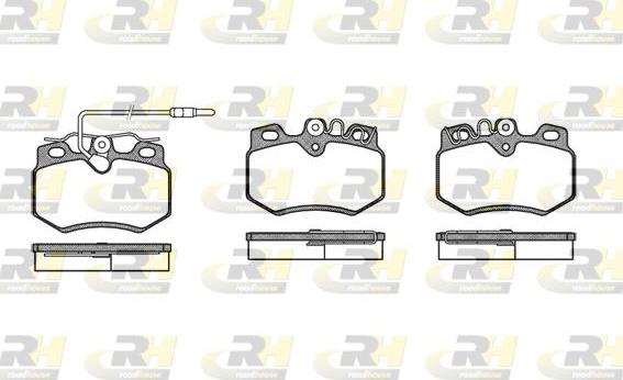 Roadhouse 2170.12 - Kit pastiglie freno, Freno a disco autozon.pro