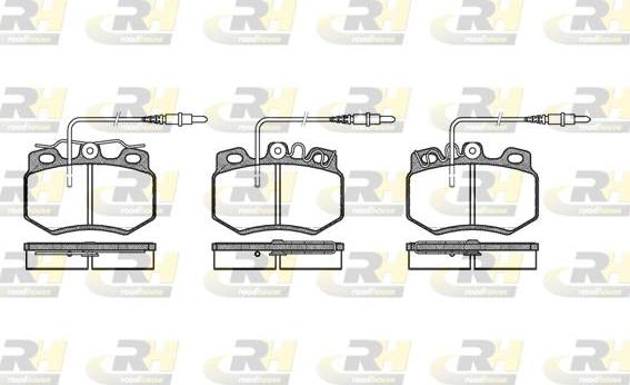 Roadhouse 2170.34 - Kit pastiglie freno, Freno a disco autozon.pro