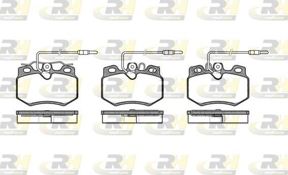 Roadhouse 2170.24 - Kit pastiglie freno, Freno a disco autozon.pro