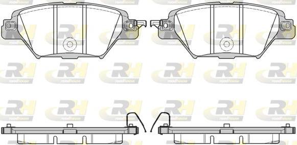 Roadhouse 21712.04 - Kit pastiglie freno, Freno a disco autozon.pro