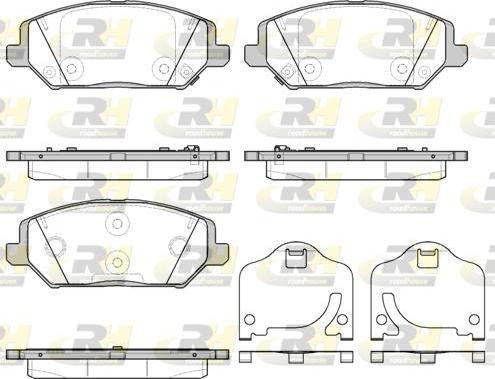 Roadhouse 21783.02 - Kit pastiglie freno, Freno a disco autozon.pro