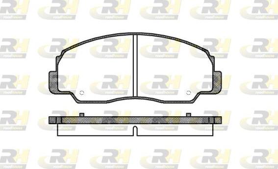 Roadhouse 2178.20 - Kit pastiglie freno, Freno a disco autozon.pro