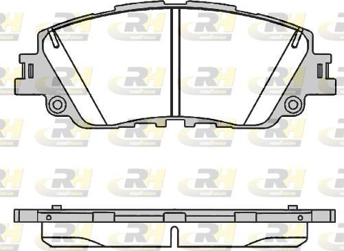 Roadhouse 21787.00 - Kit pastiglie freno, Freno a disco autozon.pro