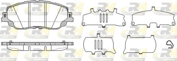 Roadhouse 21787.10 - Kit pastiglie freno, Freno a disco autozon.pro