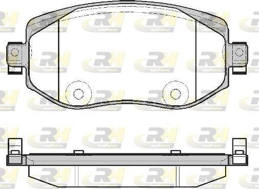 Roadhouse 21724.08 - Kit pastiglie freno, Freno a disco autozon.pro