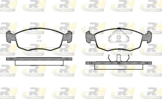 Roadhouse 2172.00 - Kit pastiglie freno, Freno a disco autozon.pro