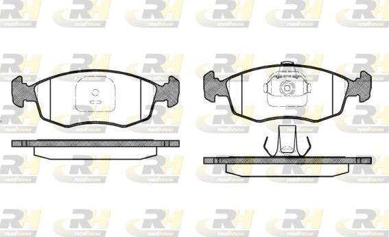 Roadhouse 2172.10 - Kit pastiglie freno, Freno a disco autozon.pro