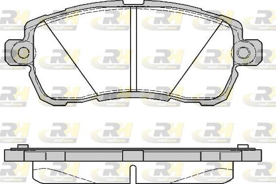 Roadhouse 21728.00 - Kit pastiglie freno, Freno a disco autozon.pro