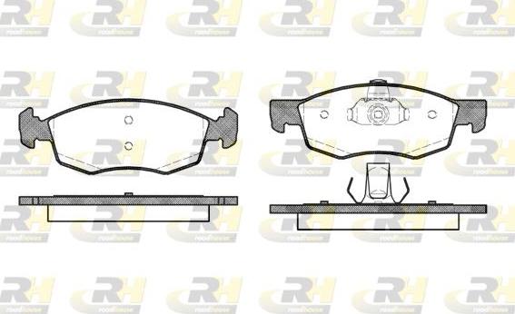 Roadhouse 2172.30 - Kit pastiglie freno, Freno a disco autozon.pro