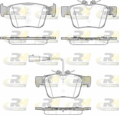 Roadhouse 21722.01 - Kit pastiglie freno, Freno a disco autozon.pro