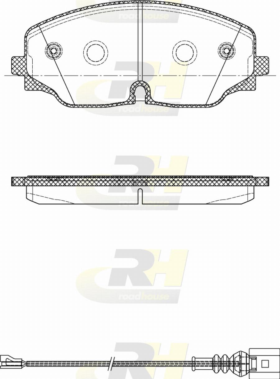 Roadhouse 21770.01 - Kit pastiglie freno, Freno a disco autozon.pro