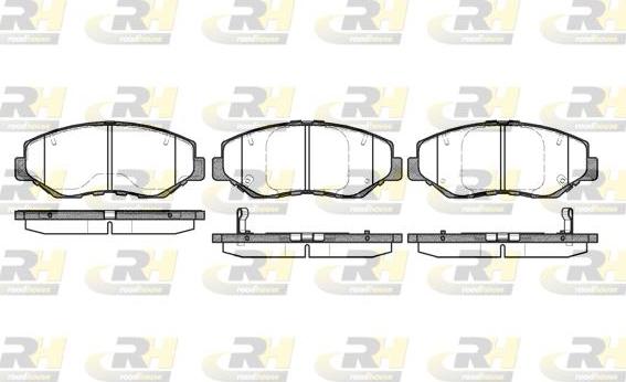 Roadhouse 2899.00 - Kit pastiglie freno, Freno a disco autozon.pro