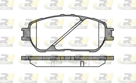 Roadhouse 2898.00 - Kit pastiglie freno, Freno a disco autozon.pro