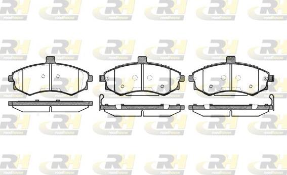 Roadhouse 2893.02 - Kit pastiglie freno, Freno a disco autozon.pro