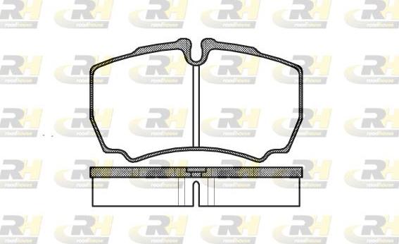 Roadhouse 2849.00 - Kit pastiglie freno, Freno a disco autozon.pro