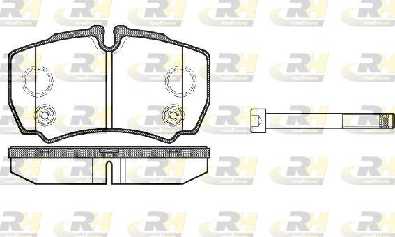 Roadhouse 2849.10 - Kit pastiglie freno, Freno a disco autozon.pro