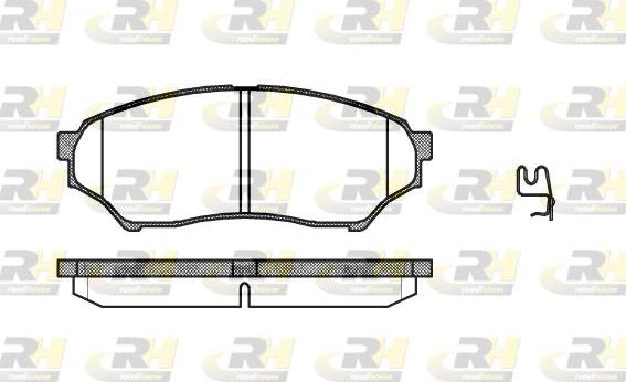 Lucas Electrical 6132709 - Kit pastiglie freno, Freno a disco autozon.pro