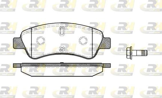 Roadhouse 2840.10 - Kit pastiglie freno, Freno a disco autozon.pro