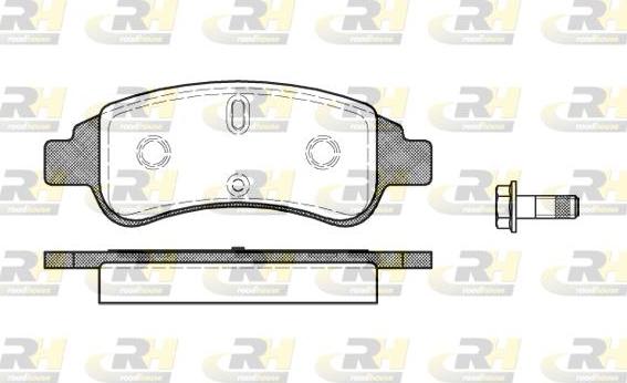 Roadhouse 2840.30 - Kit pastiglie freno, Freno a disco autozon.pro