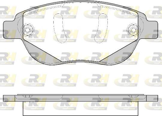 Roadhouse 2841.40 - Kit pastiglie freno, Freno a disco autozon.pro