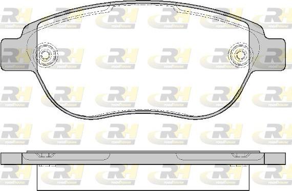 Roadhouse 2841.00 - Kit pastiglie freno, Freno a disco autozon.pro