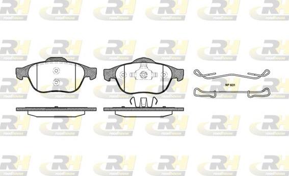 Roadhouse 2843.00 - Kit pastiglie freno, Freno a disco autozon.pro