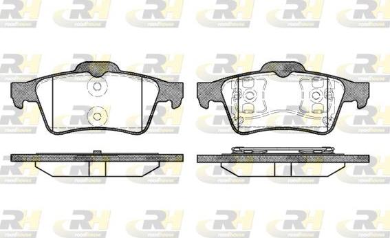 Roadhouse 2842.00 - Kit pastiglie freno, Freno a disco autozon.pro