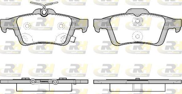 Roadhouse 2842.11 - Kit pastiglie freno, Freno a disco autozon.pro