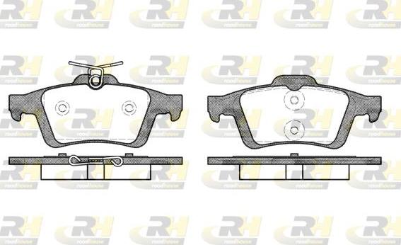 Roadhouse 2842.30 - Kit pastiglie freno, Freno a disco autozon.pro