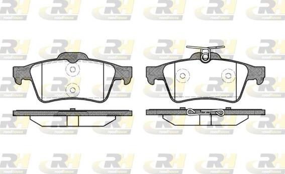 Roadhouse 2842.20 - Kit pastiglie freno, Freno a disco autozon.pro