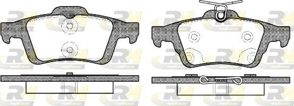 Roadhouse 2842.70 - Kit pastiglie freno, Freno a disco autozon.pro