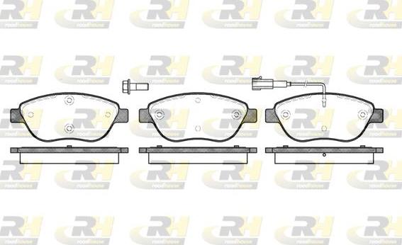 Roadhouse 2859.01 - Kit pastiglie freno, Freno a disco autozon.pro