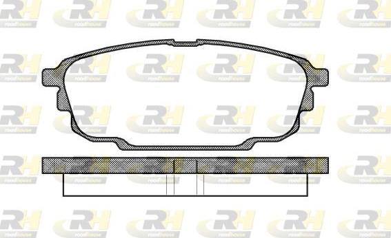 Roadhouse 2851.00 - Kit pastiglie freno, Freno a disco autozon.pro