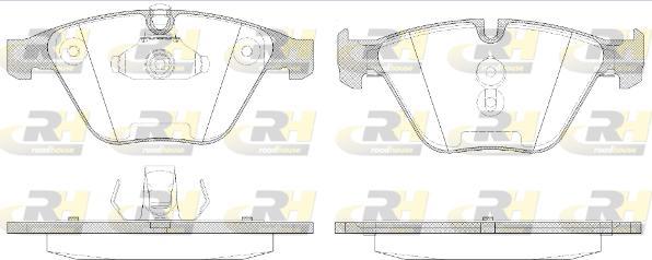 Roadhouse 2857.50 - Kit pastiglie freno, Freno a disco autozon.pro