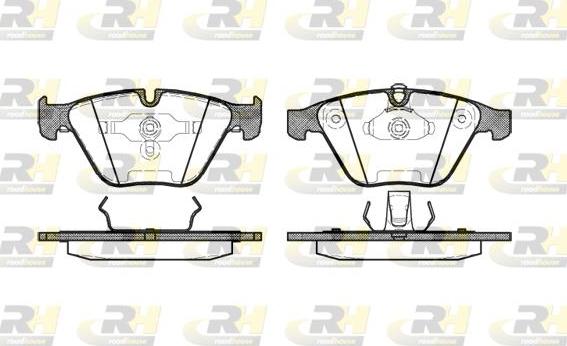 Roadhouse 2857.00 - Kit pastiglie freno, Freno a disco autozon.pro