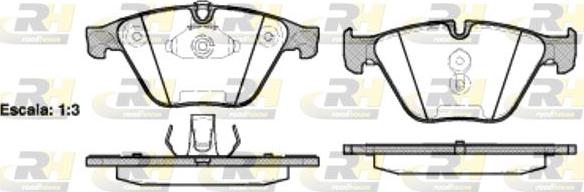 Roadhouse 2857.20 - Kit pastiglie freno, Freno a disco autozon.pro