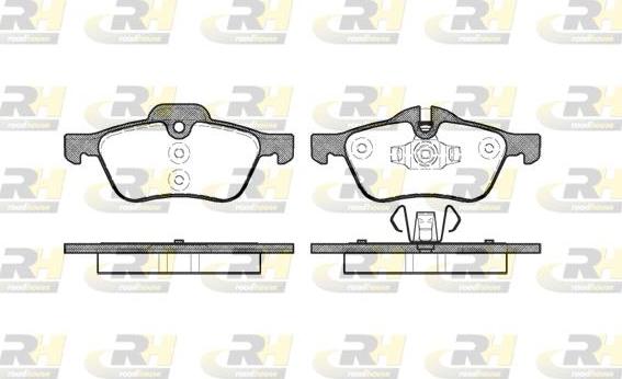 Roadhouse 2864.00 - Kit pastiglie freno, Freno a disco autozon.pro