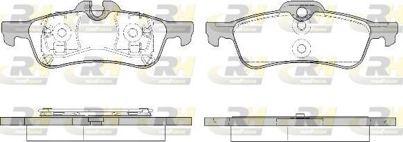 Roadhouse 2862.20 - Kit pastiglie freno, Freno a disco autozon.pro