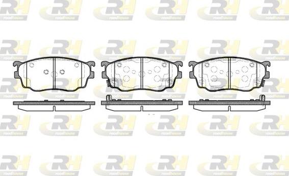 Roadhouse 2800.12 - Kit pastiglie freno, Freno a disco autozon.pro