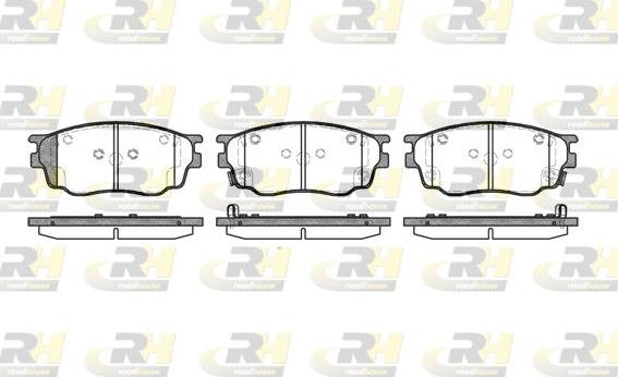 Roadhouse 2800.22 - Kit pastiglie freno, Freno a disco autozon.pro