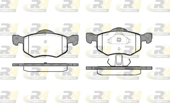 Roadhouse 2802.00 - Kit pastiglie freno, Freno a disco autozon.pro