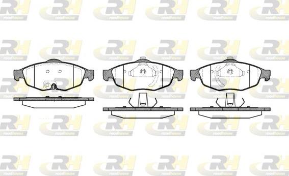 Roadhouse 2812.02 - Kit pastiglie freno, Freno a disco autozon.pro