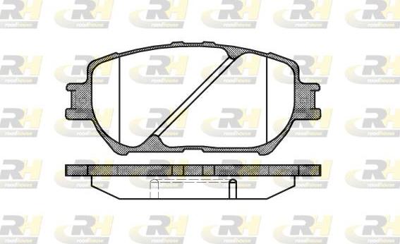 Roadhouse 2884.00 - Kit pastiglie freno, Freno a disco autozon.pro