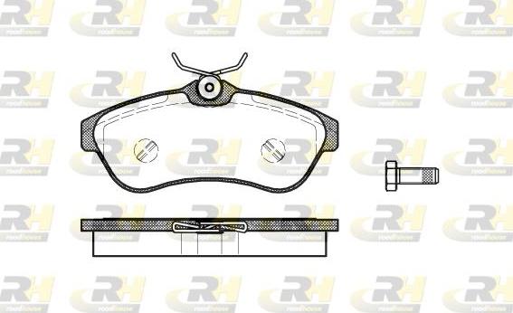 Roadhouse 2880.00 - Kit pastiglie freno, Freno a disco autozon.pro