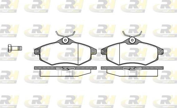 Roadhouse 2881.00 - Kit pastiglie freno, Freno a disco autozon.pro