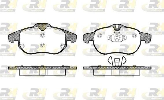 Roadhouse 2888.00 - Kit pastiglie freno, Freno a disco autozon.pro