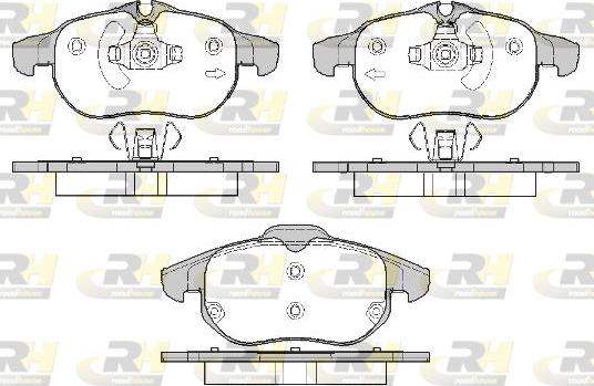 Roadhouse 2888.20 - Kit pastiglie freno, Freno a disco autozon.pro