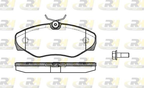 Roadhouse 2834.10 - Kit pastiglie freno, Freno a disco autozon.pro