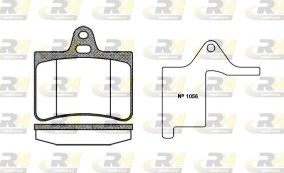 Roadhouse 2830.00 - Kit pastiglie freno, Freno a disco autozon.pro